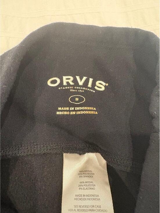 Orvis Insulated Black Leggings size small - Picture 2 of 6